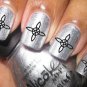 Nail Art DECALS 48 WITCH KNOTS - Waterslide Decals - Wiccan Gothic SteamPunk Wra