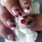 29 BIG CHERRIES - Transparent Waterslide Nail Art Decals - SALON RESULTS