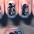 48 MERMAIDS and SEAHORSES -SALON Results Nail Art Decals - Not Stickers or Vinyl