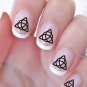 69 TRIQUETRAS Nail Art - Professional Results Waterslide Decals - Not Stickers