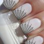 29 SPIDER WEB TIPS Nail Art -Professional Results Waterslide Decals Not Stickers