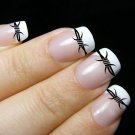 58 BARBED WIRE Nail Art Decals - Salon Results Black WaterSlide - Not Stickers