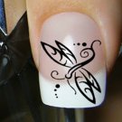 Tribal DRAGONFLY Nail Art Decals (DFT) Waterslide Decals not Stickers or Vinyl