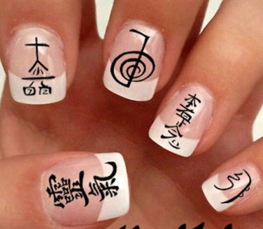 59 REIKI Nail Art Decals (RK2)  REIKI Symbols Healing Symbols -Waterslide Decals