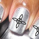 WITCH KNOTS Nail Art (WHK) Waterslide Decals - Wiccan Witchknots Celtic Knot