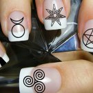 Mixed WICCAN Symbols Nail Art (MWB) Egyptian Goddess Waterslide Transfers
