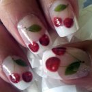 CHERRIES Nail Art (CH1) Waterslide Transfer Decals - Not Stickers