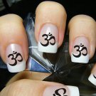 OM Symbol NAIL DECALS (OMB) Yoga Meditation Symbols Nail Art Waterslide Transfer