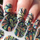 PSYCHEDELIC NAILS 18 Full Nail Decals (PSY) Nail Art WaterSlide Transfers - Not