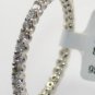 G/VS 0.55carat Round Diamonds Full Eternity Platinum Ring,UK Hallmarked