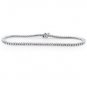 1.54carat Round Brilliant Cut Diamonds tennis Bracelet,18K White Gold,Hallmarked