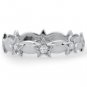 G/SI 0.20ct Round Diamonds Full Eternity Wedding Ring in 9k Solid White Gold