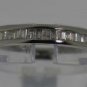 F / SI 0.25CT BAGUETTE CUT DIAMONDS HALF ETERNITY WEDDING RING IN 950 PLATINUM