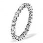 G/SI 0.60 Ct ROUND DIAMONDS FULL ETERNITY RING IN 9 K WHITE GOLD from finediamondsrus