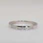 F/VS 0.15ct PRINCESS CUT DIAMONDS HALF ETERNITY WEDDING RING IN 9K WHITE GOLD From finediamondsrus