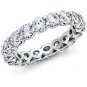 F/VS 1.10ct Round Brilliant Cut Diamond Full Eternity Wedding Ring in Platinum from finediamondsrus