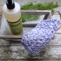 Crochet Blue Violet Purple Kitchen Dish Cloths Cotton Dishcloths Set of 3 Handmade