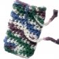 Handmade Soap Saver Blue Purple Teal White Drawstring Soap Sack Bath Soap Pouch