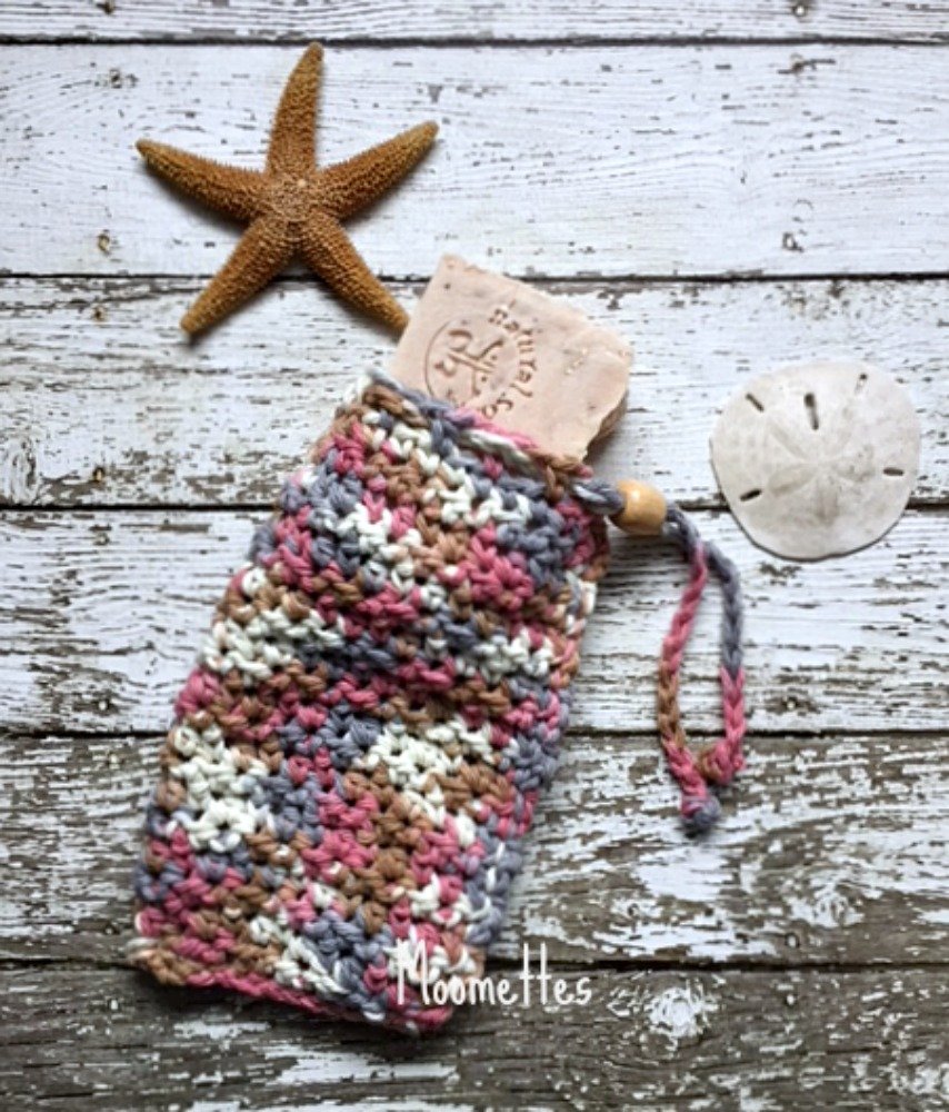 crochet soap pouch