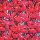 FQ Red Lobster Fabric Windham A La Carte Quilt Cotton 19" x 22" Fat Quarter