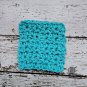 Small Cotton Cloths Aqua Face Scrubbers Reusable Makeup Remover Pads Set of 8