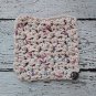 Small Cotton Cloths Beige Face Scrubbers Reusable Makeup Remover Pads Set of 8