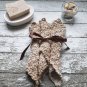 Beige Cotton Dish Cloths Earth Tone Cotton Kitchen Dishcloths Set of 3 Handmade