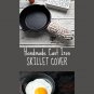 Cast Iron Pan Handle Cover Skillet Pot Holder Beige Skillet Socks Kitchen Gift Camping Handmade USA