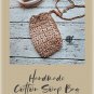 Cotton Drawstring Soap Bag Earth Tones Sand Beige Soap Saver Cotton Spa Cloth Handmade