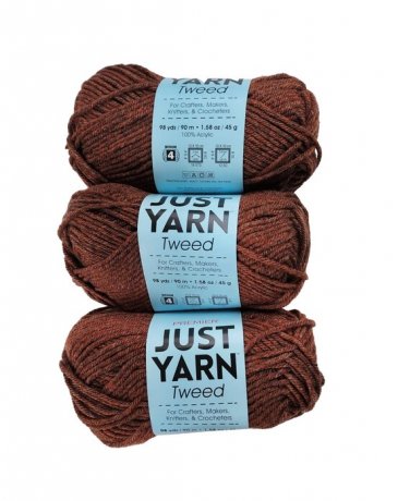 Rust Premier Yarns Just Yarn - 1.58 oz. 98 Yds  2065-02 Bulk 3 Skeins