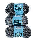 Greige Tweed Premier Yarns Just Yarn - 1.58 oz. 98 Yds Grey Color 2065-02 Bulk 3 Skeins