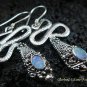925 Silver Australian Opal Snake Earrings ER-485-KA