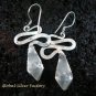 925 Silver Australian Opal Snake Earrings ER-485-KA