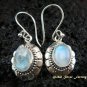 Sterling Silver Rainbow Moonstone Earrings ER-438-IKP