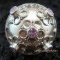 925 Silver Rose Quartz Chime Ball Pendant CH-303-KA