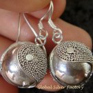 925 Silver & Ying Yang Chime Ball Earrings CBE-138-KT