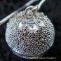Granulated Silver Design Chime Ball Earrings CBE-139-KT