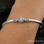 Sterling Silver & Amethyst Women's Bangle SBB-270-PS