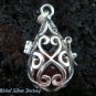 925 Silver Heart Design Harmony Ball HB-283-KT
