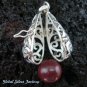 925 Silver Heart Design Harmony Ball HB-283-KT