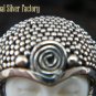 925 Silver Blue Topaz Sajen Goddess Ring GDR-663-KT