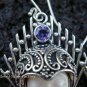 925 Silver Balinese Carved Bone Goddess Earrings GDE-183-PS