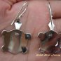 925 Silver Red Coral Turtle Earrings ER-446-NY