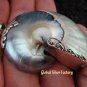 925 Silver Grey Nautilus Shell Pendant SP-372-KT