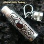 925 Silver Garnet Essential Oil Bottle Pendant PP-311-KT