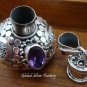 925 Silver Amethyst Perfume Pendant PP-221-KT
