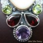 925 Silver & Mix Gemstones Goddess Pendant GDP-520-PS
