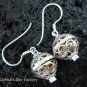 925 Silver Amethyst Chime Ball Earrings CBE-146-KT
