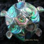 925 Silver Turtle Paua Shell Brooch Pendant BC-109-KA