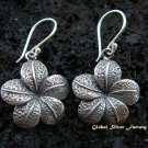 Sterling Silver Frangipani Earrings SE-136-KT